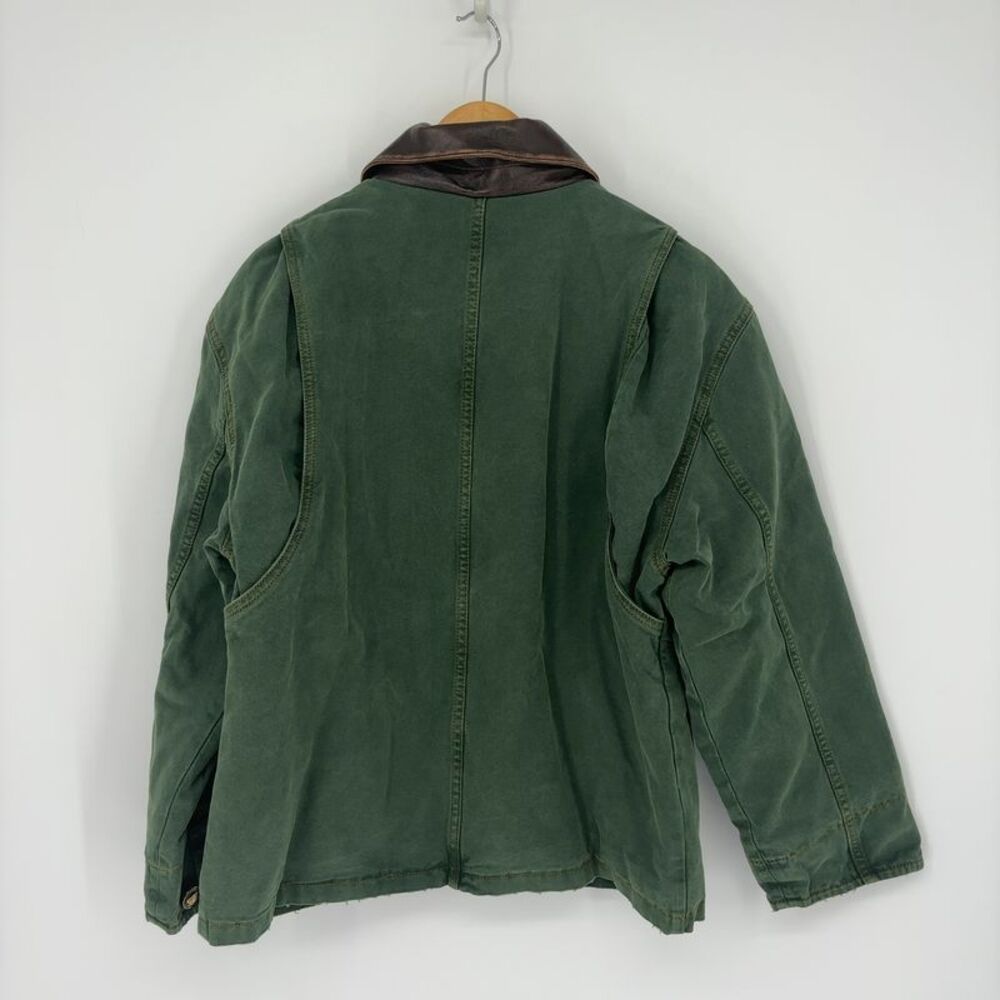 Sandro Utility Jacket with Brown Corduroy Collar - Picture 4 of 4
